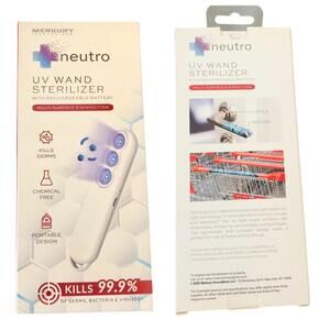 Merkury neutro uv wand sterlizier with rechargerable battery New In Box